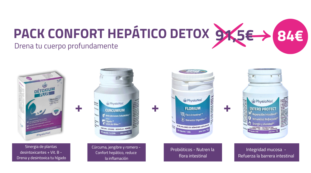 PACK CONFORT HEPÁTICO DETOX – Para 1 mes
