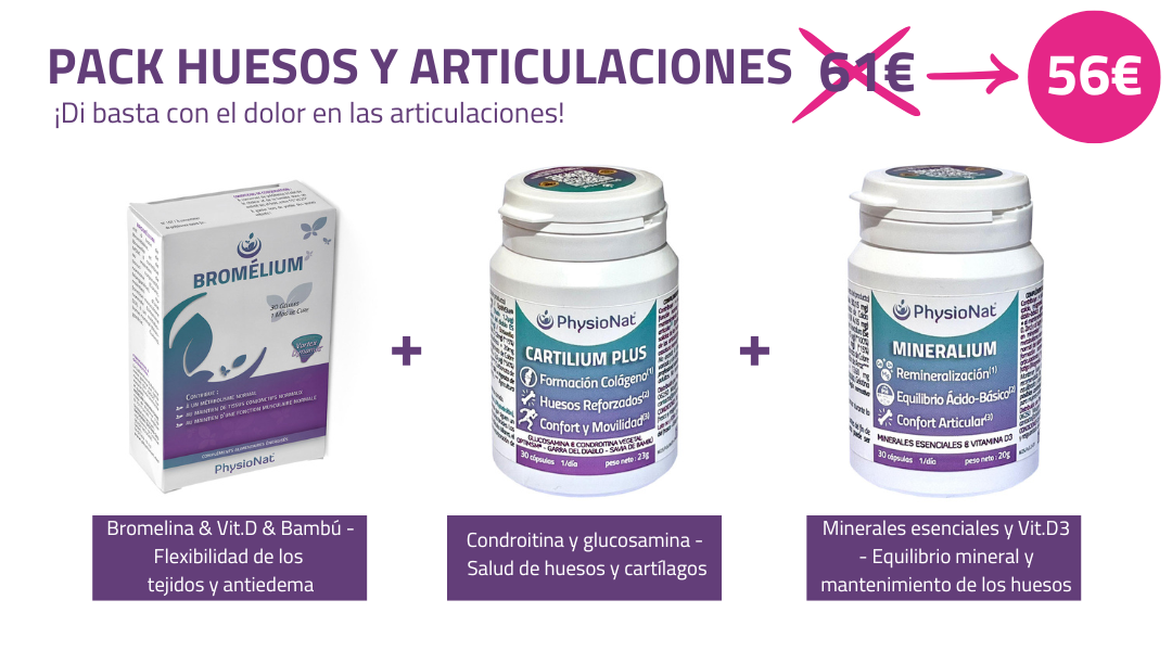 PACK HUESOS Y ARTICULACIONES SALUDABLES – Para 1 mes
