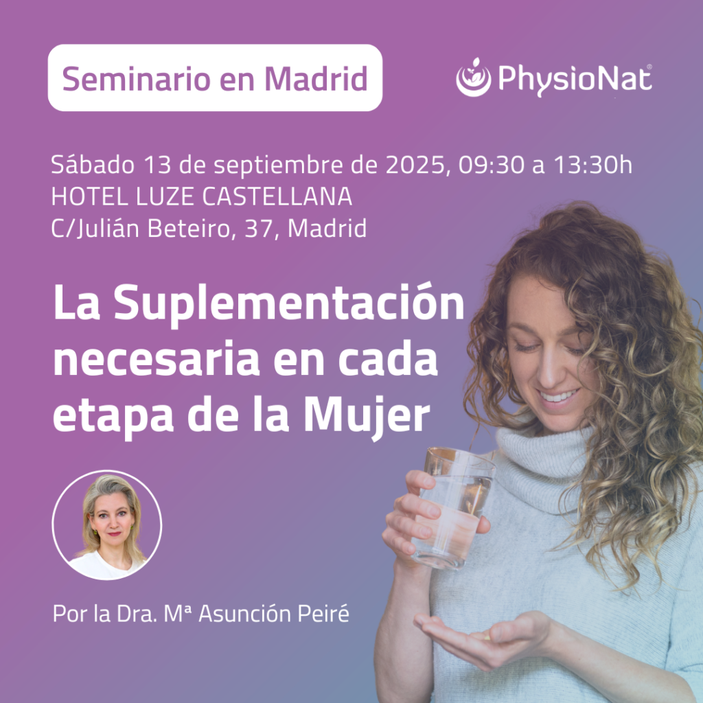 seminar Madrid 13.09.2025 Suplementación etapas mujer por Dra Peiré